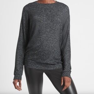 ATHLETA MINDFUL PULLOVER DARK GREY